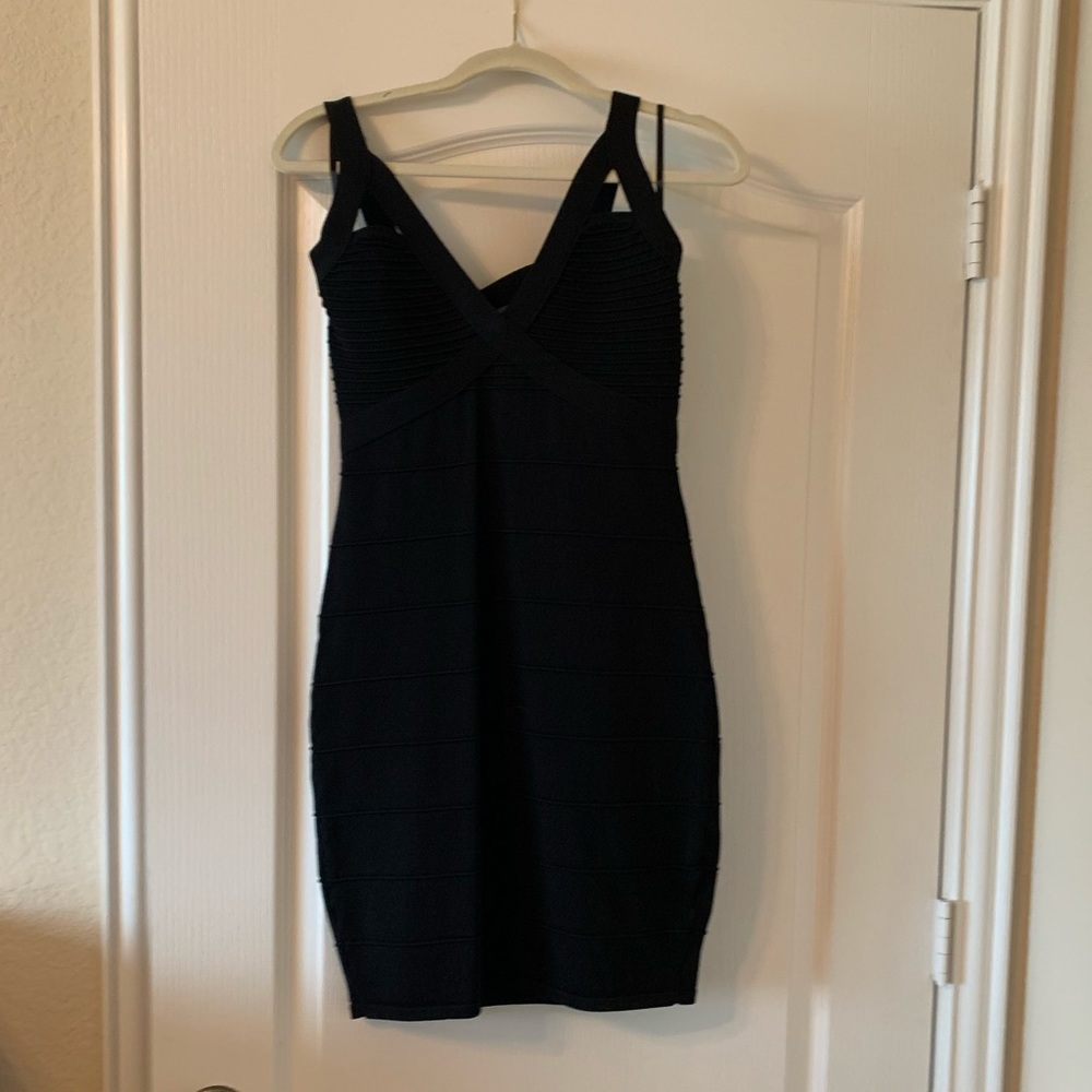 2b Bebe black bandage dress